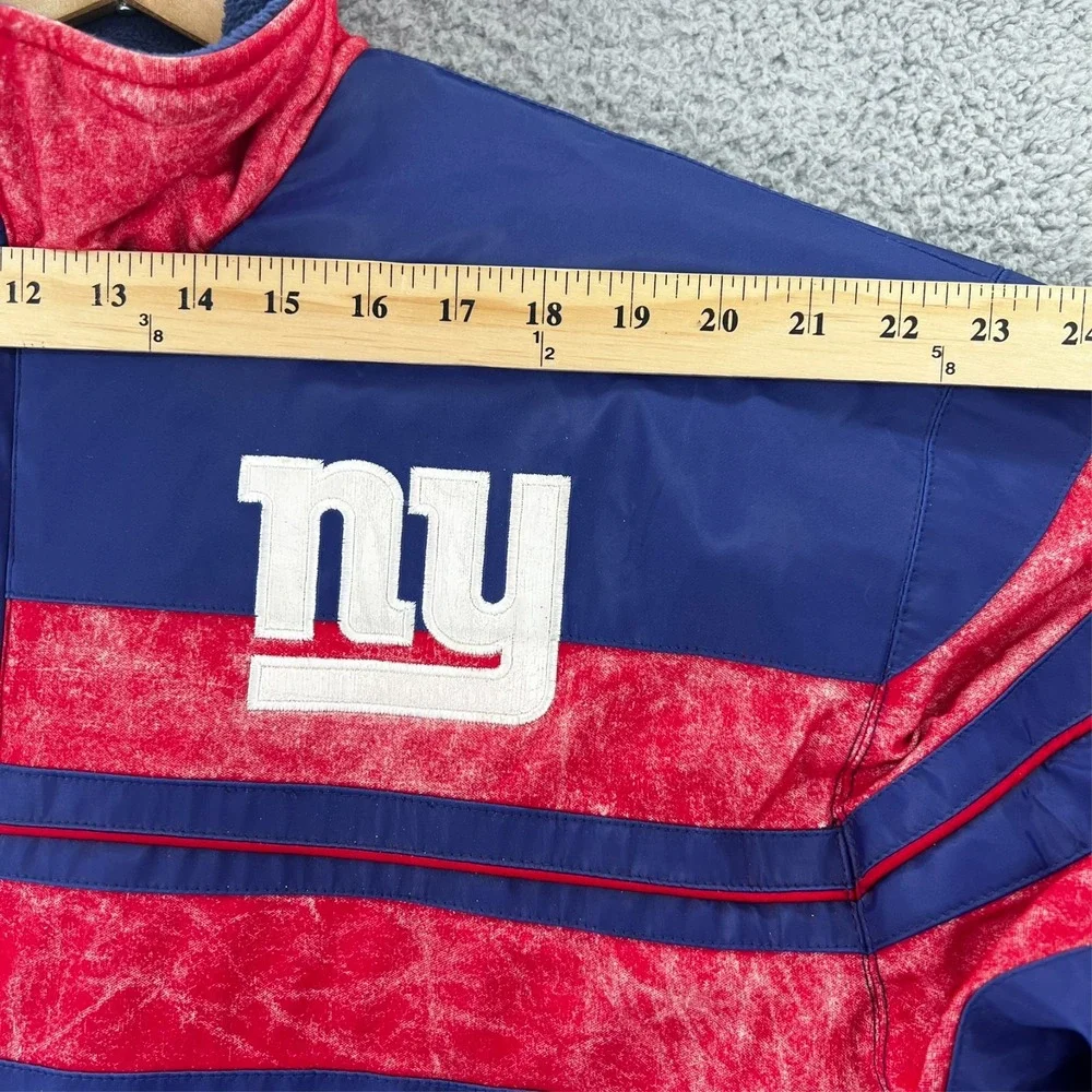 New‎ York Giants Vintage Reebok NFL Full Zip Puffer Jacket Men XL 80's-90's READ